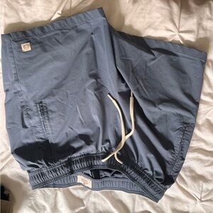 Marine Layer Slate Blue Elastic Shorts